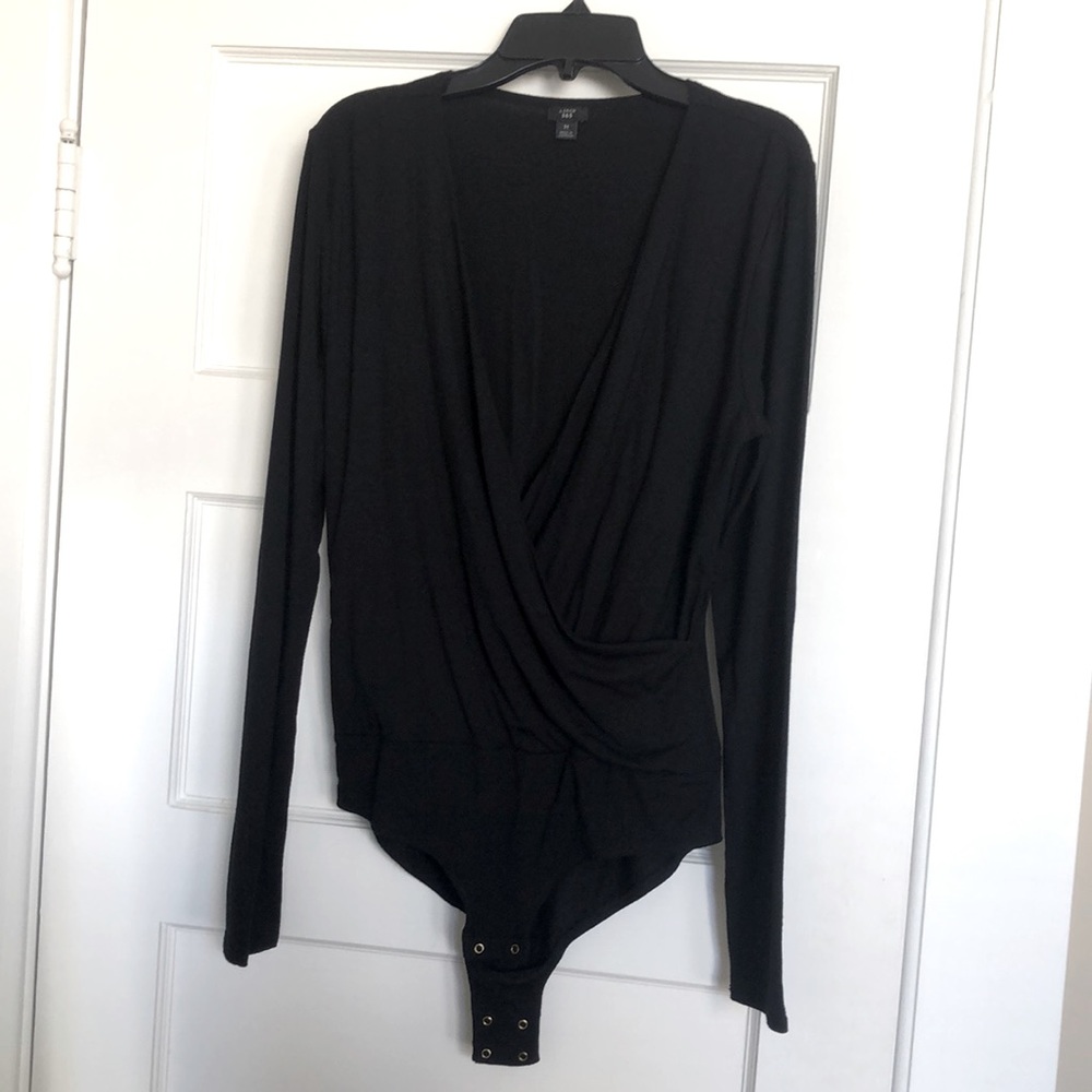 J.Crew Long Sleeve V-Neck Bodysuit